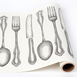 CUTLERY runners on Paper 30 â†’ disposable table  Home Rolls  Roll Runner roll â†’  Paper Table   KRAFT