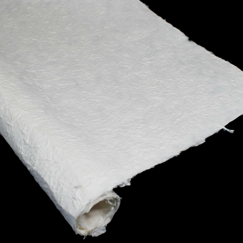 Textured Mulberry Paper - NATURAL WHITE -110GSM