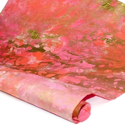 Marbled Momi Paper - PINK/PEACH/GOLD