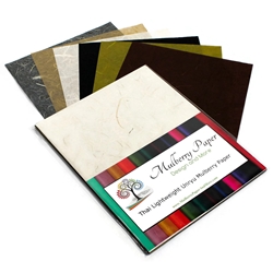 Unryu Mulberry Paper Pack in 6 Neutral Colors