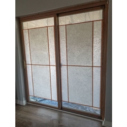 How to Apply Shoji Paper to a Glass Door  Japanese sliding doors, Shoji  sliding doors, Shoji screen