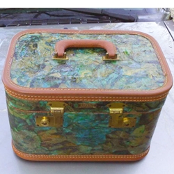 DECOUPAGED LUGGAGE AND FURNITURE