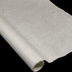Korean Hanji Paper Roll - 35GSM - WHITE WITH GRASS INCLUSION
