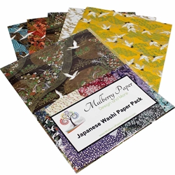Japanese Chiyogami Paper Pack - CRANES