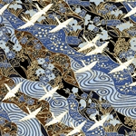 Japanese Chiyogami Yuzen Paper - ROARING OCEAN