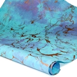 Marbled Momi Paper - TURQUOISE-PURPLE-COPPER