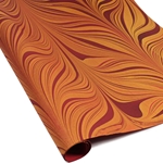 Marbled Indian Cotton Rag Paper - RED GOLD