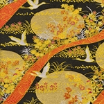 Japanese Chiyogami Yuzen Paper - GOLDEN CRANE