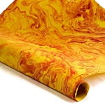 Marbled Lokta Paper - RED/YELLOW