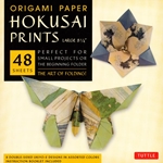 Finally, an origami kit for beginners and experts alike. The large, 8.25 inch sheets make easy folding for beginners as they follow the included instructions. The specialty prints and solid color reverse on these papers will thrill experts with new designs and patterns for their art. The 48 sheets in this kit feature details inspired by classic Japanese Ukiyo-E paintings of rural Japanese life. On the reverse of each sheet is a solid, complimentary color. Finishing up the kit are instructions providing an introduction to basic origami folding techniques and instructions for 6 different projects.