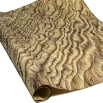 Italian Marbled Paper - STRIPED MOIRE - Brown