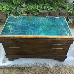 REFINISHED WOODEN CHEST