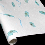 Heavyweight Mulberry Paper - Angel Wing - TURQUOISE