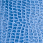 Indian Embossed Paper- CROCODILE - BLUE