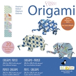 8" Origami Paper - Funny Origami - ELEPHANT