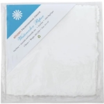 Handmade Deckle Edge Indian Cotton Watercolor Paper Pack - SMOOTH - 10" x 10"