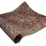Nepalese Batik Lokta Paper - Vein - BROWN/RED