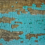 Decoupage Paper - BLUE FENCE