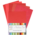 Assorted Reds Paper Pack