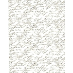 Screenprinted Unryu - Decoupage Paper - SCRIPT