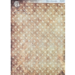 Screenprinted Unryu - Large Decoupage Paper - Brown Dots - LEO