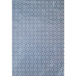 Screenprinted Unryu - Decoupage Paper - BLUE CROSS IN A SQUARE