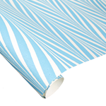 Indian Cotton Rag Marble Paper - Bird Wing - BLUE AND CREAM