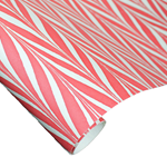 Indian Cotton Rag Marble Paper - Bird Wing - RED AND CREAM