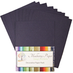 Recycled Elephant Dung Paper (10 Sheets) - DARK BLUE