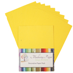 Recycled Elephant Dung Paper (10 Sheets) - YELLOW