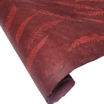 Nepalese Lokta Paper - Sun Washed Fern - RED