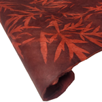 Nepalese Lokta Paper - Sun Washed Mugwort Leaf - RED