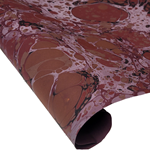 Hand Marbled Paper - LAVA STONE