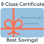 In-person Class Gift Certificate - 8 Classes