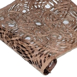Amate Bark Paper - Circular Pattern - BROWN - 45" x 95"