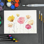 LIVE ONLINE - Intro to Watercolor Papers - Saturday August 26