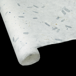 Thai Mulberry Paper with Tamarind Leaves - WHITE/BLUE