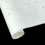Thai Mulberry Paper with Tamarind Leaves - WHITE/GREEN