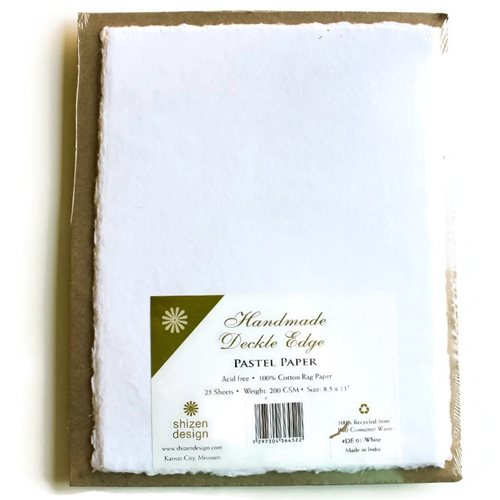 Handmade Cotton Rag Textured Paper Envelopes Deckle Edge-Thick 150 GSM  Recycled Khadi Paper-Off-White, Size: 9x5, Pack of: 10- (ENVL-D-104) 