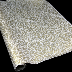 Thai Mulberry Paper - ELEGANCE - Gold/White
