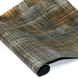 Metallic Screenprinted Indian Cotton Rag Paper - BRUSHED - GOLD/SILVER