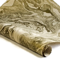 Marbled Lokta Paper - GOLD/CREAM