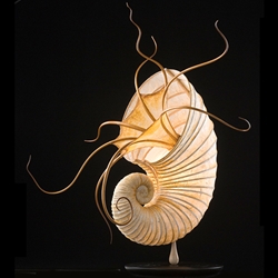 Ammonite Sculptural Lamp