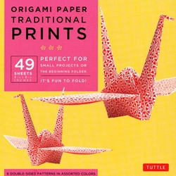 Finally, an origami kit for beginners and experts alike. The large, 8.25 inch sheets make easy folding for beginners as they follow the included instructions. The specialty prints and solid color reverse on these papers will thrill experts with new designs and patterns for their art. The 48 sheets in this kit feature detailed prints inspired by classic Japanese designs. On the reverse of each sheet is a solid, complimentary color. Finishing up the kit are instructions providing an introduction to basic origami folding techniques and instructions for 6 different projects.