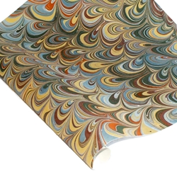 Marbled Indian Cotton Rag Paper - MOVED - MULTI COLOR