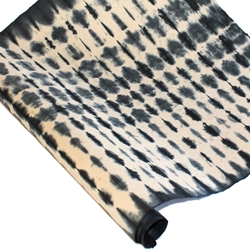 Nepalese Lokta Paper - Shibori Crinkle Tie Dye - BLACK