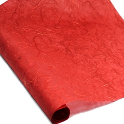 Mulberry Paper - CHUNKY KOZO - CHILI PEPPER RED