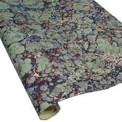 Italian Marbled Paper - STONE - Red/Blue/Green