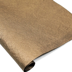 Indian Cotton Rag Paper - Crinkle - BRONZE