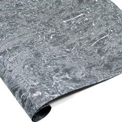 Metallic Indian Batik Cotton Rag Paper - CRINKLE - BLACK/WHITE